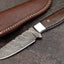 Premium Custom Damascus Steel Hunting and Camping Knife - Korvel