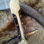Artisan Crafted Damascus Steel Folding Pocket Knife with Buffalo Horn Handle – The HornGuard - Korvel