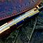 Artisan Crafted Damascus Steel Folding Knife - Korvel