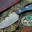 Premium Custom Damascus Steel Skinning Knife for Outdoor Adventures - Korvel