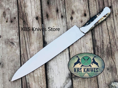 Artisan D2 Stainless Steel Chef Knife - Handcrafted Excellence - Korvel