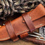 Premium Damascus Steel Hunting Knife with Olive Wood Handle - Korvel
