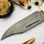 Exquisite Handmade Raindrop Pattern Damascus Steel Hunting Knife - Korvel