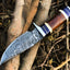 Premium Handmade Damascus Steel Hunting and Skinning Knife - Korvel
