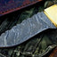 Artisan Crafted Damascus Steel Skinner Knife with Sheep Horn Handle - Korvel