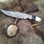 Exquisite Handmade Damascus Steel Knife - Korvel
