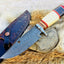 Artisan Crafted Damascus Steel Hunting and Skinning Knife - Korvel