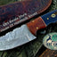 Premium Custom Damascus Steel Hunting and Skinning Knife - Korvel