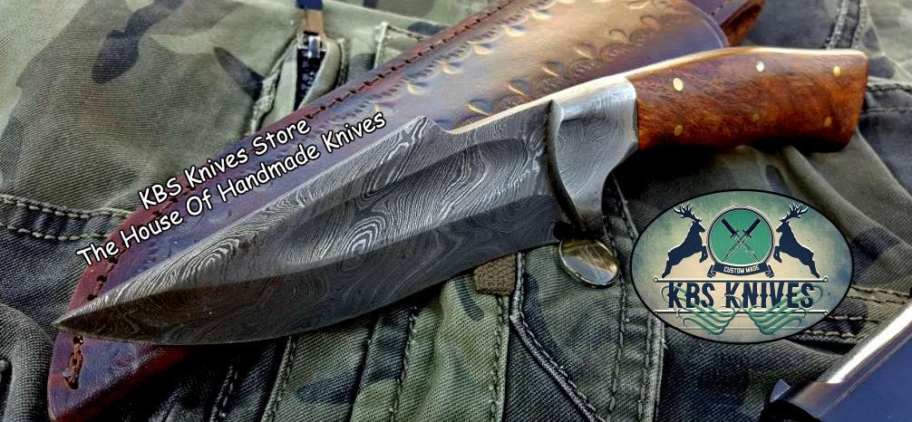 Premium Custom Damascus Steel Hunting and Skinning Knife - Korvel