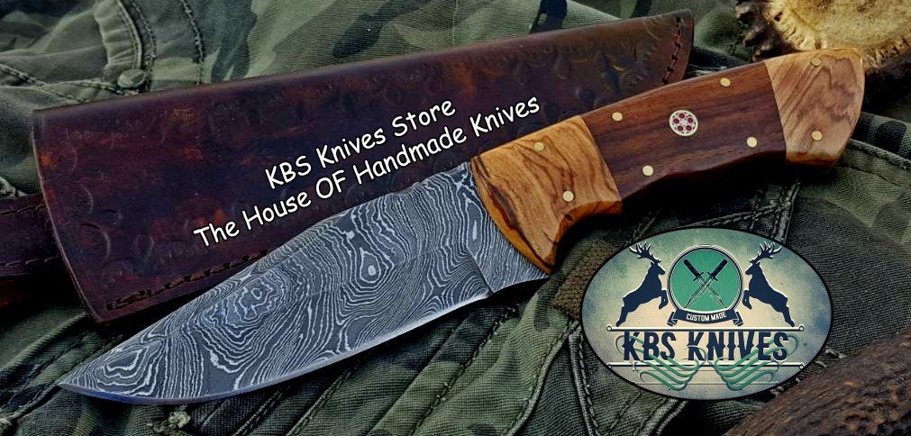 Artisan Crafted Damascus Steel Hunting and Skinning Knife - Korvel