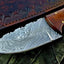 Premium Custom Damascus Steel Hunting and Skinning Knife - Korvel