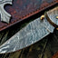 Exquisite Handmade Damascus Steel Folding Knife - Korvel