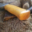 Premium Custom Damascus Hunting Knife | Olivewood Grip & Guard | 12" | Includes Leather Sheath | KBS Knives - Korvel