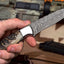 Premium Damascus Steel Skinning Knife with Leather Sheath - Korvel