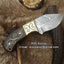 Artisan Crafted Skinner Knife with Elegant Rosewood Handle - Korvel
