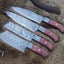 Premium Handmade Damascus Steel Kitchen Knife Set - Korvel