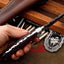 Premium Custom Damascus Steel Red Micarta Skinning and Hunting Knife - Korvel