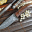 Premium Custom Damascus Steel EDC Skinning Knife - Korvel
