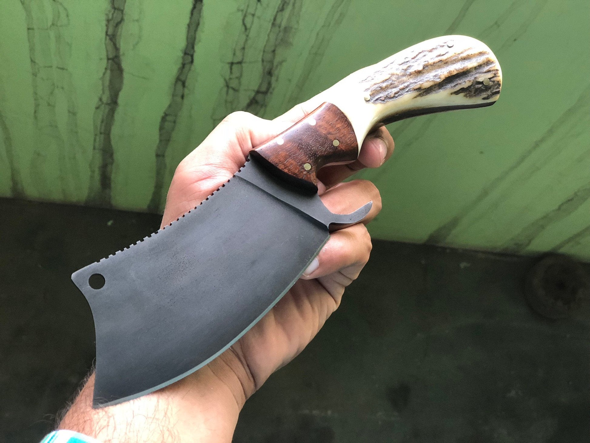 Premium Full Tang Custom 1095 EDC Cleaver Knife - Korvel