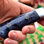 Premium Custom Damascus Bushcraft Skinner Knife with Micarta Handle - Korvel