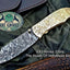 Artisan Crafted Damascus Steel Folding Pocket Knife - Korvel