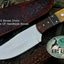 Premium Custom D2 Tool Steel Hunting and Skinning Knife - Korvel