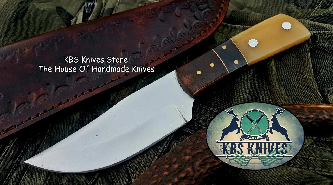 Premium Custom D2 Tool Steel Hunting and Skinning Knife - Korvel