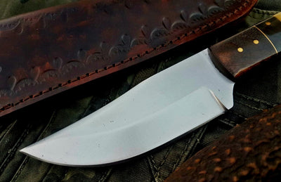 Premium Custom D2 Tool Steel Hunting and Skinning Knife - Korvel