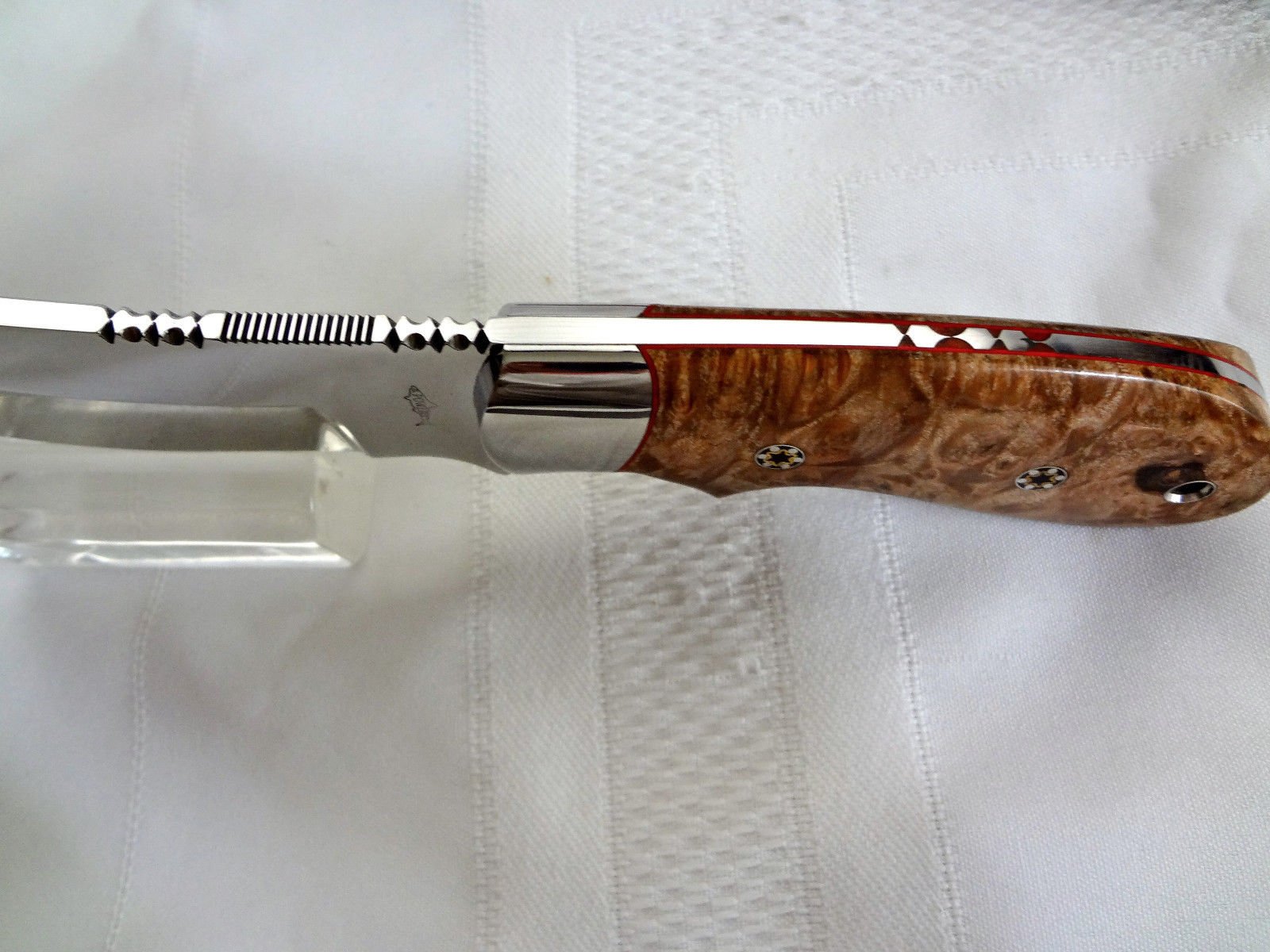 Artisan Crafted D2 Steel Skinner Knife with Polished Finish - Korvel