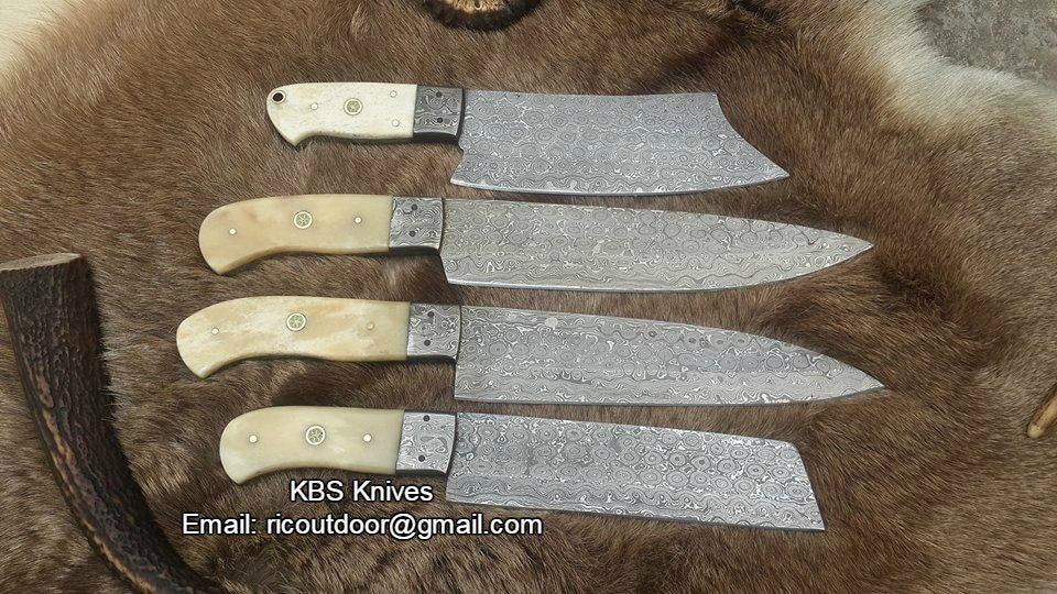 Exquisite Handcrafted Damascus Steel Knife Collection - Korvel