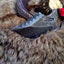 Premium Damascus Steel Deer Skinning Knife with Ergonomic Pakka Wood Handle – 7.5 Inch Drop Point Blade - Korvel