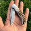 Exquisite Custom Handmade Damascus Steel EDC Pocket Knife with Antler Handle - Korvel