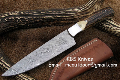 Premium Damascus Steel Chef Knife - Artisan Crafted - Korvel