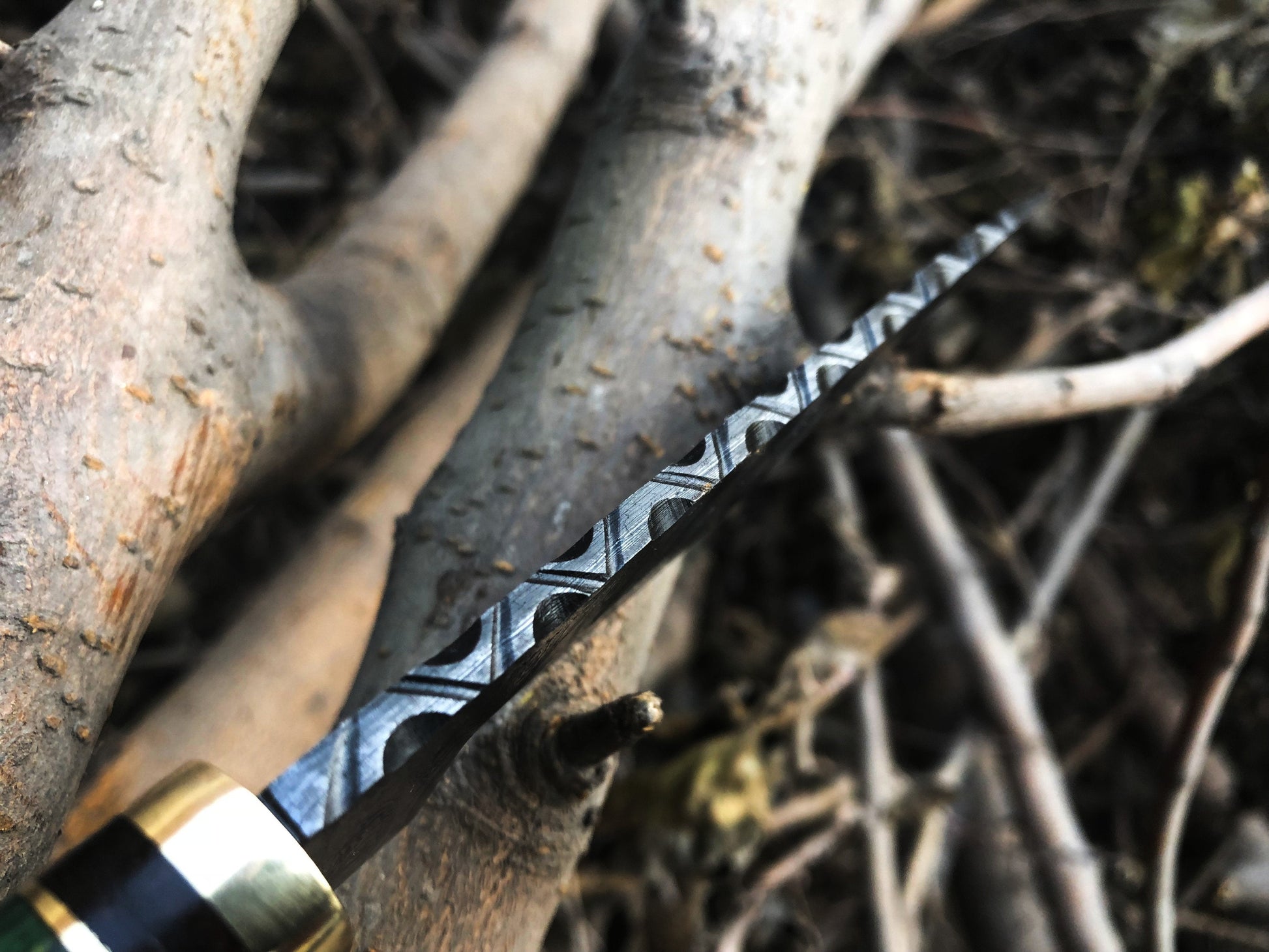 Exquisite Custom Handmade Damascus Steel Hunting Knife - Korvel