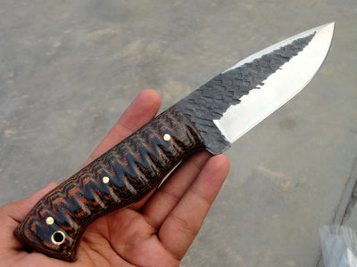 Premium Hand-Forged 1048 HC Steel Hunting Knife - Korvel