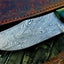 Premium Custom Damascus Steel Hunting and Skinning Knife - Korvel