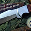 Premium Custom D2 Tool Steel Hunting and Skinning Knife - Korvel