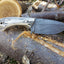Handcrafted Damascus Steel Skinner Knife with Full Tang Design - Korvel