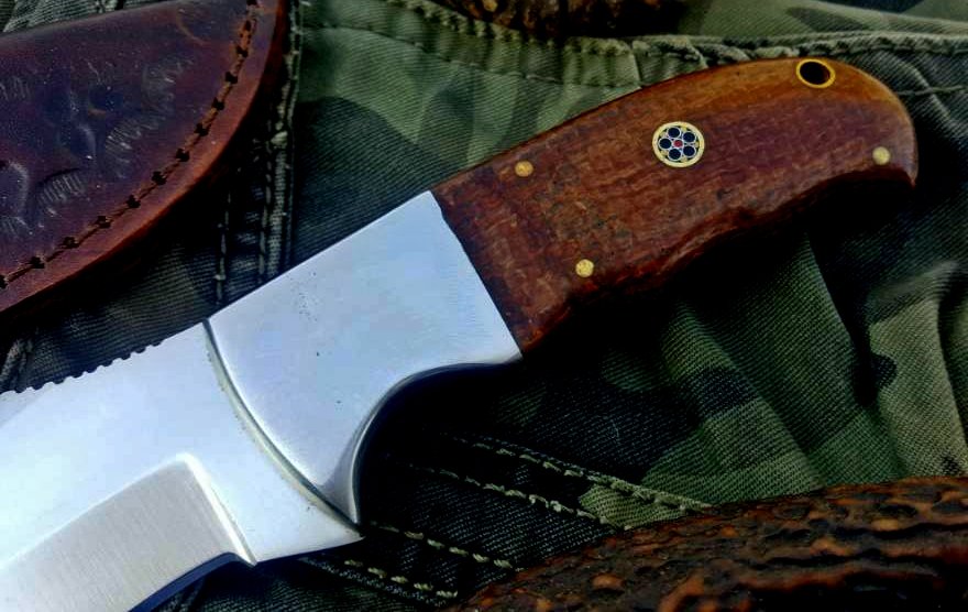 Premium Custom D2 Tool Steel Hunting and Skinning Knife - Korvel