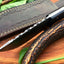 Premium Handmade Damascus Steel Hunting and Skinning Knife - Korvel