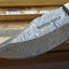 Personalized Full Tang Damascus Steel Skinner Knife - Korvel