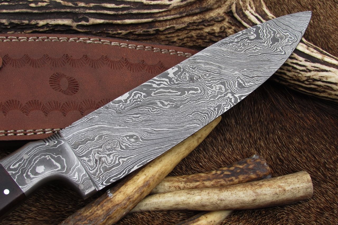 Exquisite Handcrafted Damascus Steel Chef Knife - Korvel