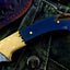 Premium Custom Handmade Damascus Steel Hunting Knife with Buffalo Horn Handle - Korvel