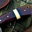 Artisan Crafted Twist Damascus Steel Skinning Knife - Korvel