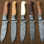 Exquisite Handmade Damascus Steel Steak Knife Set - Korvel
