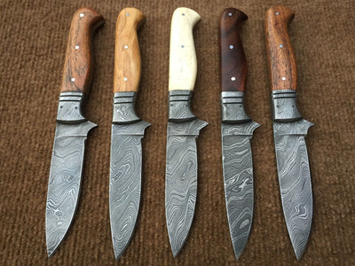 Exquisite Handmade Damascus Steel Steak Knife Set - Korvel