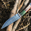 Exquisite Custom Handmade Damascus Steel Hunting Knife - Korvel