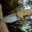 Premium Custom D2 Steel EDC Skinner Knife with Camel Bone Handle - Korvel