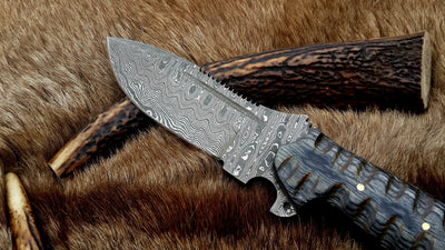 Premium Handmade Damascus Tactical Knife - Korvel