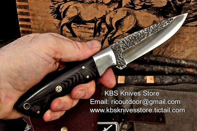 Premium Handcrafted D2 Steel Skinning Knife for Outdoor Enthusiasts - Korvel